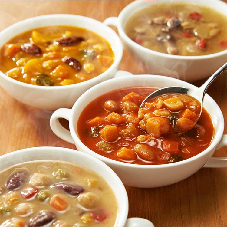 岸田産業 KAGOME 野菜たっぷり【かぼちゃ】スープ 防災グッズ 食料