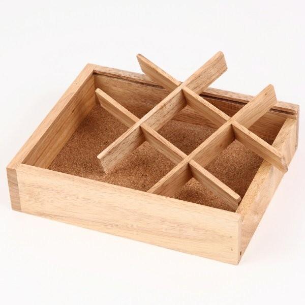 岸田産業 アクセサリーケース M ナチュラル 木製 アクセサリー 収納 木