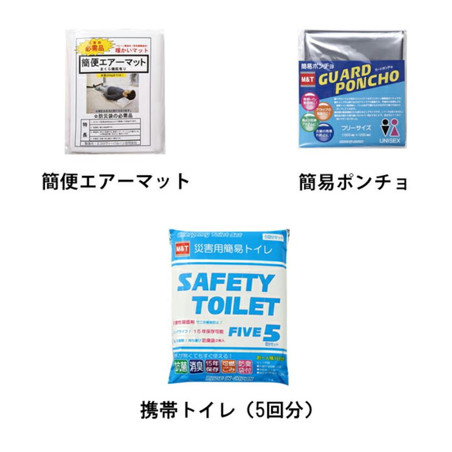 【LINE友達追加で500円OFF!】防災セット 1人用  一人用 防災グッズ セット キャリー 防災リュック 災害グッズ 避難グッズ 非常用持ち出し袋 食料 台風 停電｜kurashido｜14