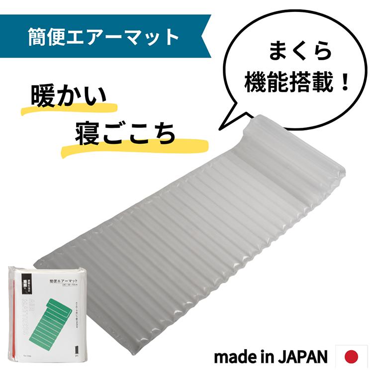 岸田産業 防災グッズ 簡便エアーマット 防災用品 単品 1人用 中身だけ
