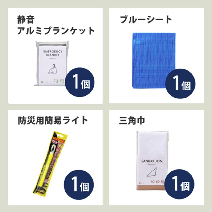 岸田産業 防災グッズ 防災セット 緊急防災 26点セット(2000A) 1人用