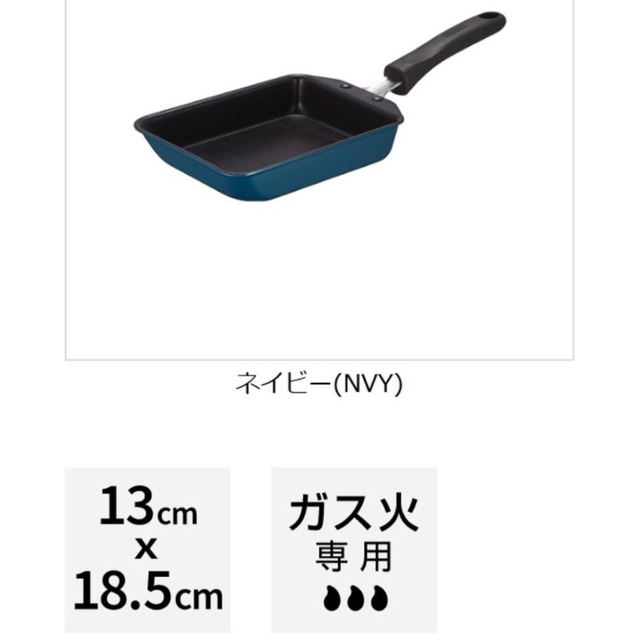 全商品オープニング価格 サーモス 深型玉子焼きフライパン 15 18.5cm ネイビー KFD-015DE NVY 1個