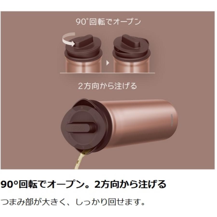 THERMOS（サーモス） ステンレスポット TTD-1000-WH ホワイト 1.0L