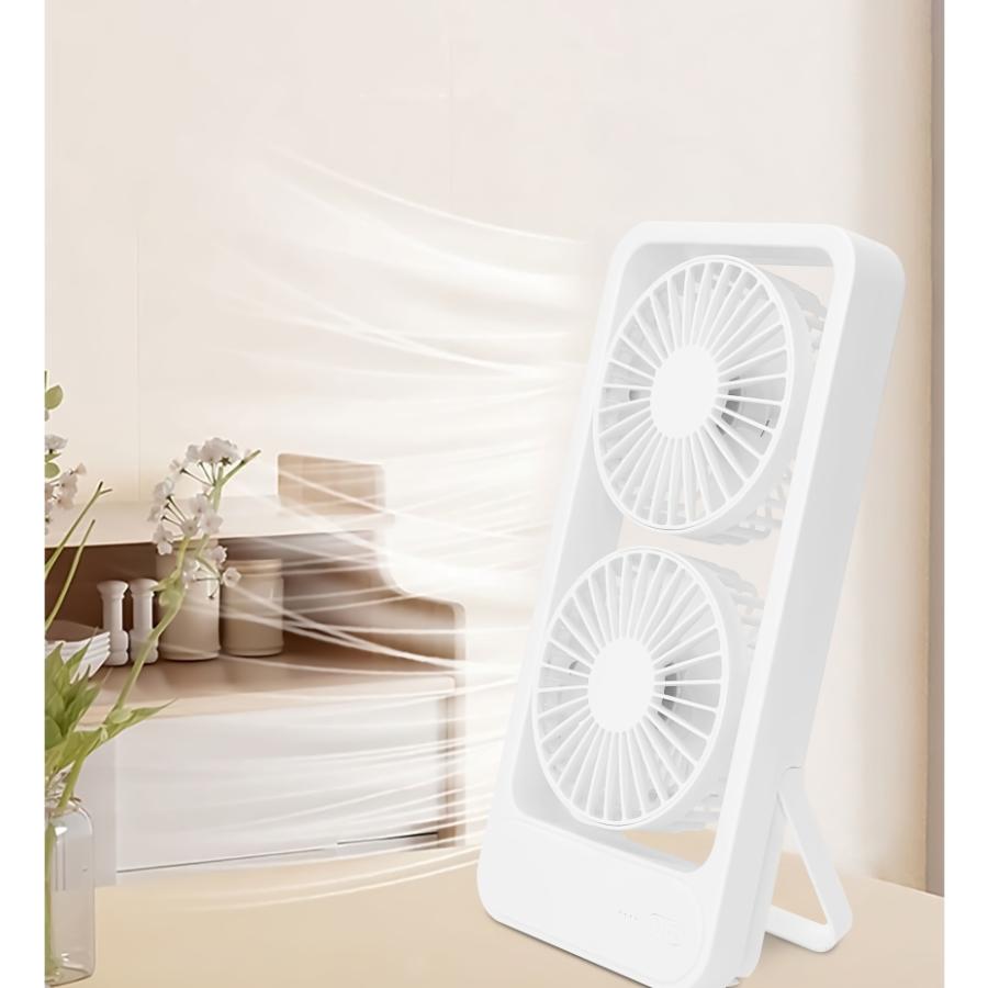 トレードワン WINSY(ウィンジー) デュアルスタンドファン USB充電式