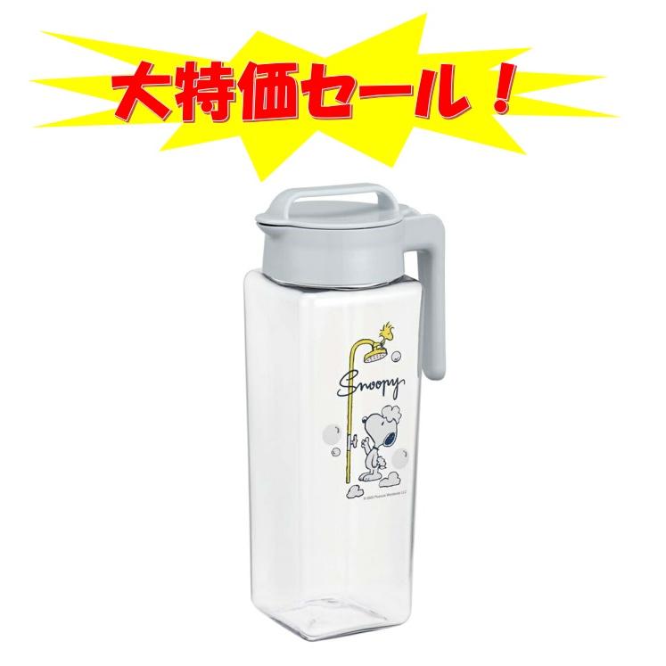 岩崎工業 タテヨコスクエアピッチャー 2.1L スヌーピー 冷水筒 K-1298