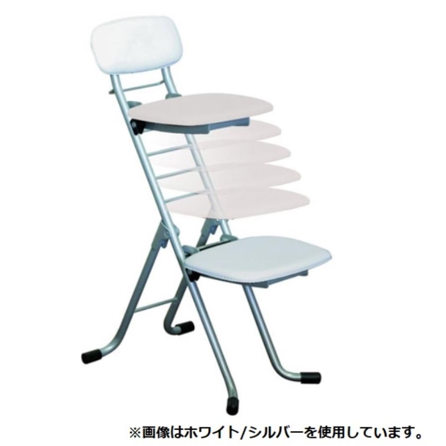 ルネセイコウ カラーリリィチェア CSP-320A レッド(座面) ブラック