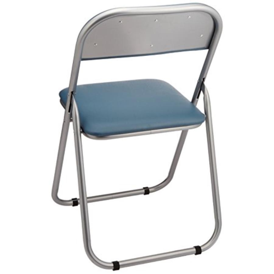 ナカバヤシ 折りたたみチェア CX-201B ブルー