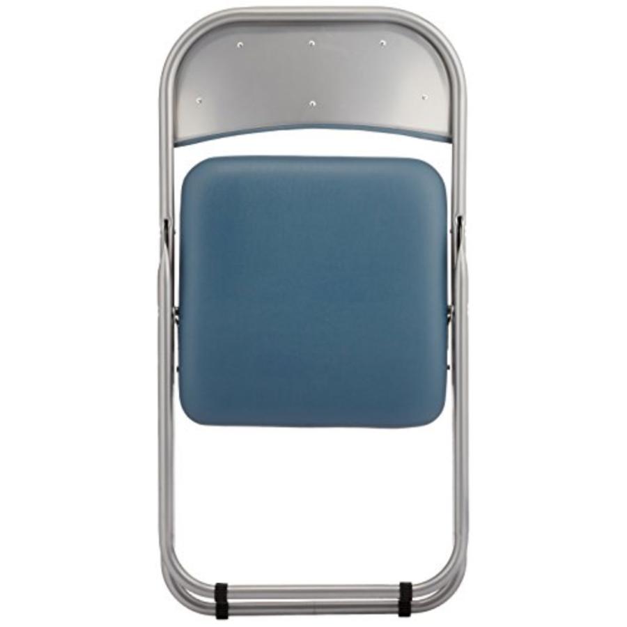 ナカバヤシ 折りたたみチェア CX-201B ブルー