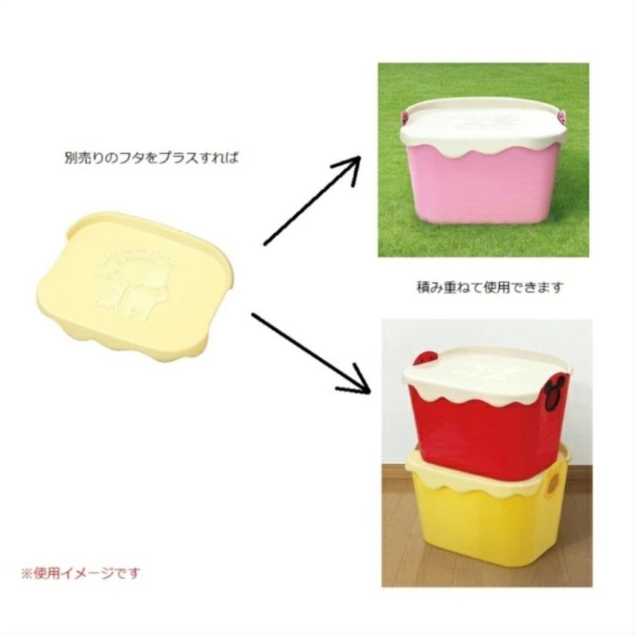 錦化成 やわらかバケツ SQ43 ミニーマウス PBE ピンクベージュ×グレー