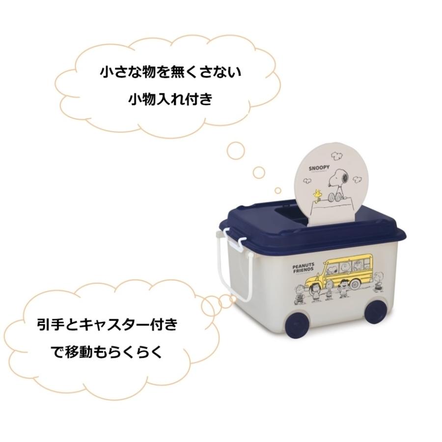 錦化成 おもちゃ箱 スヌーピー BE-bus (幅54×奥行41×高さ33cm