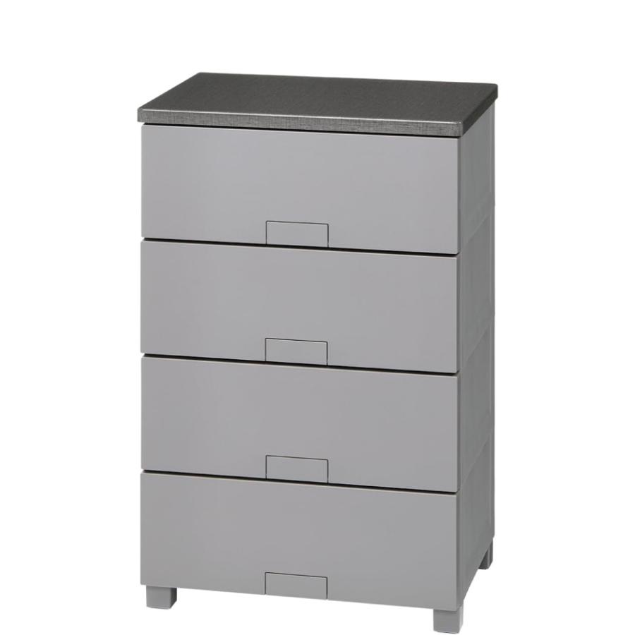 【美品】天馬 Tenma フィッツプラス プレミアム　チェスト 4段 天馬 フィッツチェスト フルフラット 5504 完成品チェスト 4段 グレー