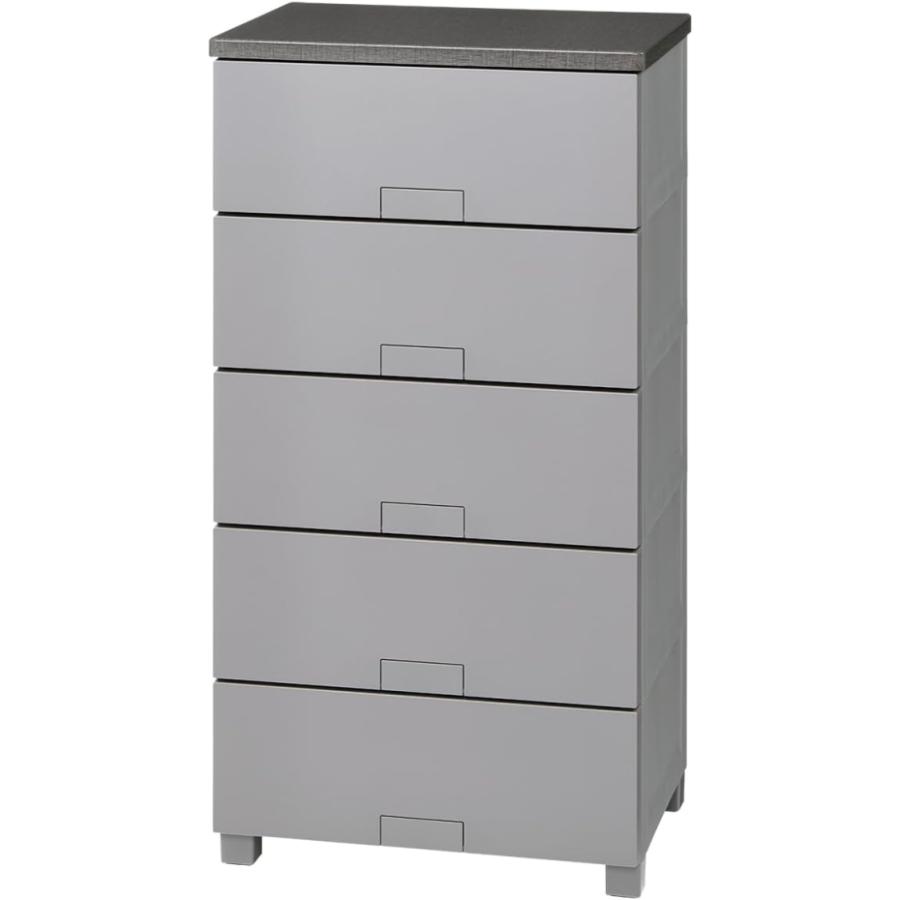 天馬 フィッツチェスト フルフラット 5505 完成品チェスト 5段 グレー