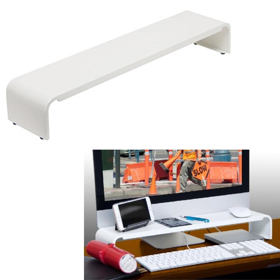 PC周辺小物 田窪工業所 PC小物ラック 54cm幅 PCK-54WM ホワイト （幅54×奥行