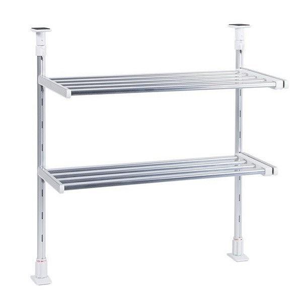 田窪工業所  伸縮つっぱり棚 2段 TP2-90L  (幅51.2〜91.7cm 高さ55.4〜90cm) の商品画像