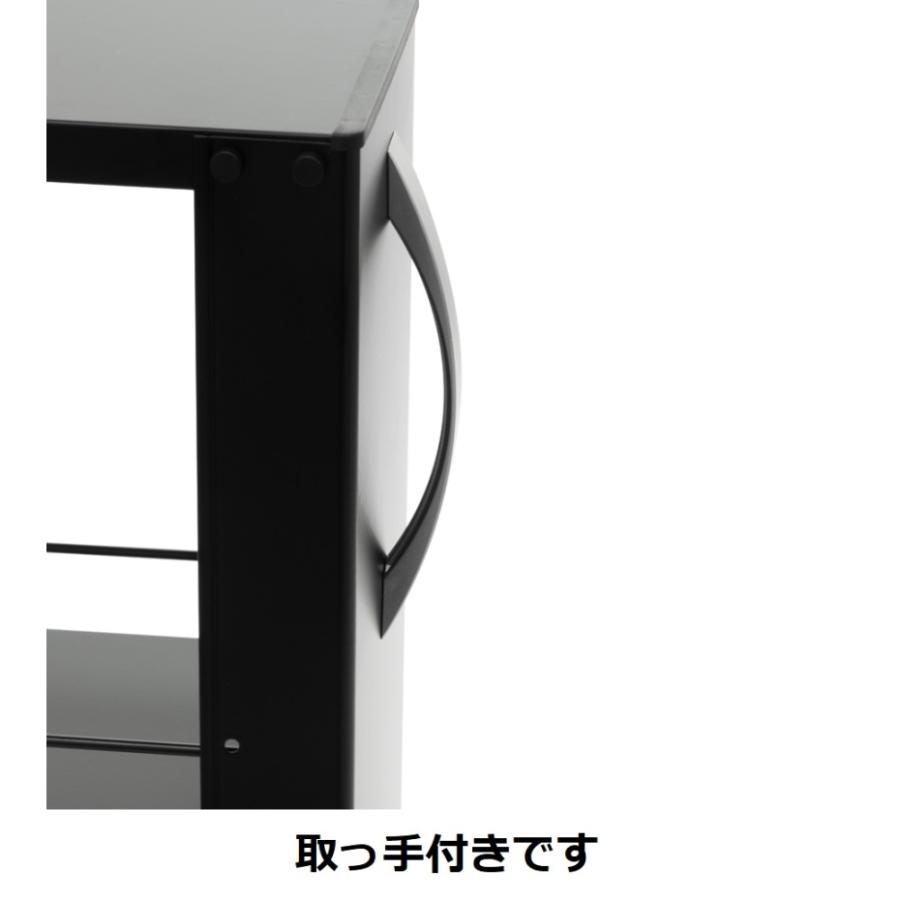 田窪工業所 トールワゴン 幅15cmハイタイプ NWH-150K ブラック  (代引き不可・配達時間指定不可・日祝日配達不可)の画像