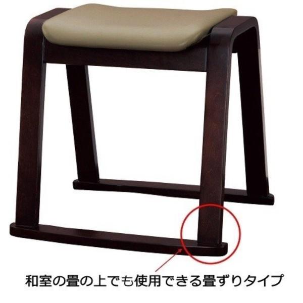 弘益 木製スツール W-406P(BE) : くらし壱番館 - 通販 - Yahoo