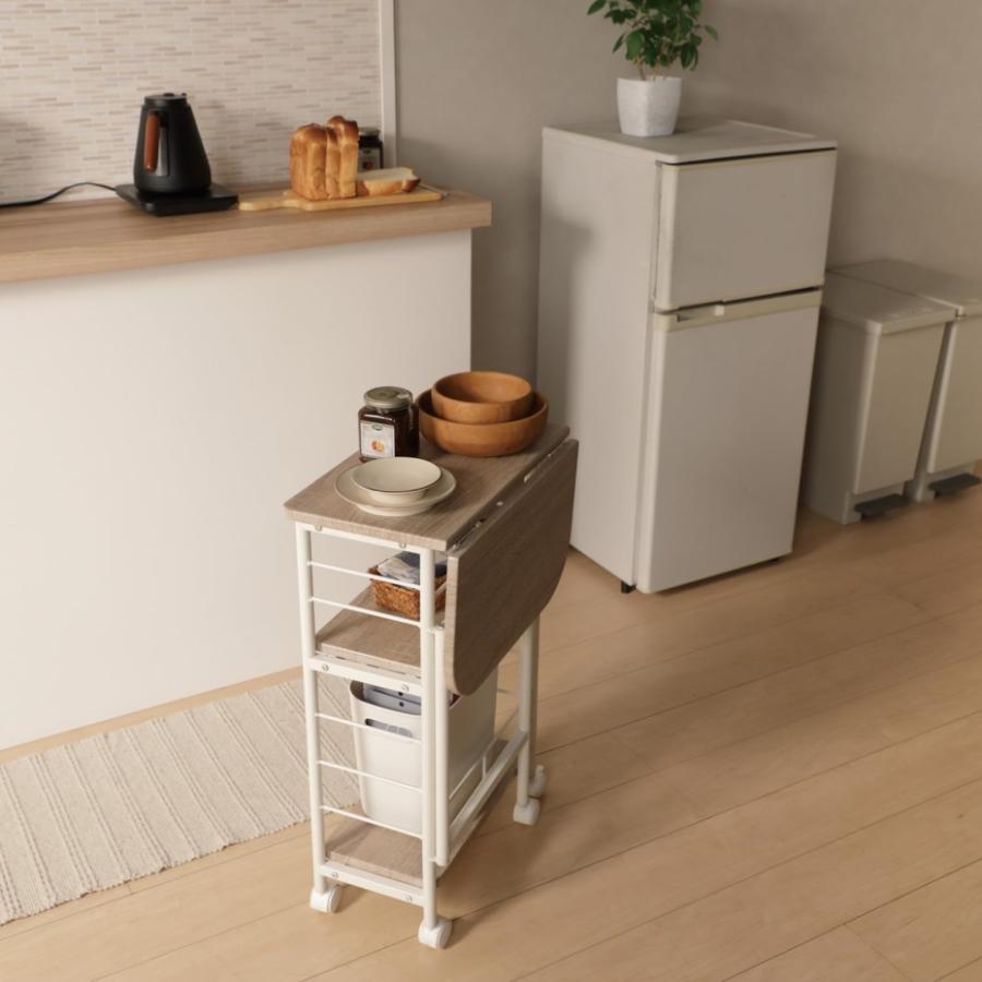 弘益 バタフライワゴン VBW-50 NA ナチュラル （幅50×奥行45×高さ70cm