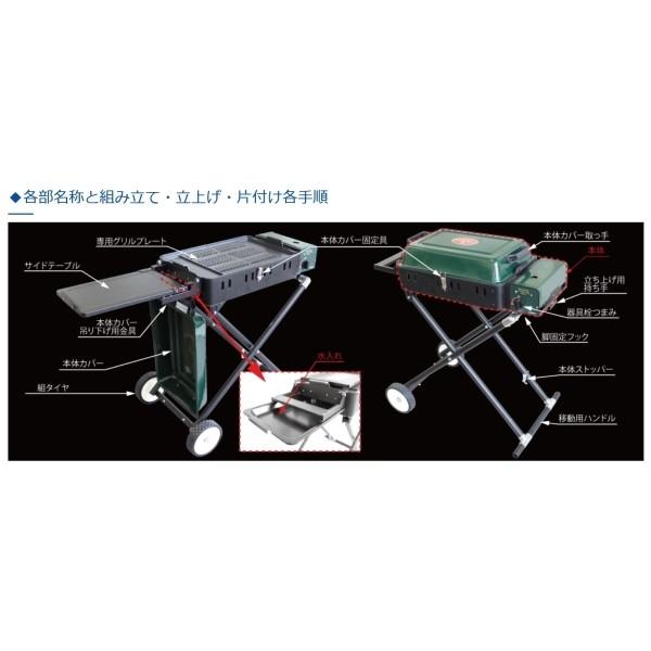 ニチネン カセットガス式バーベキューグリル 焼肉コンロ QUICKLYII