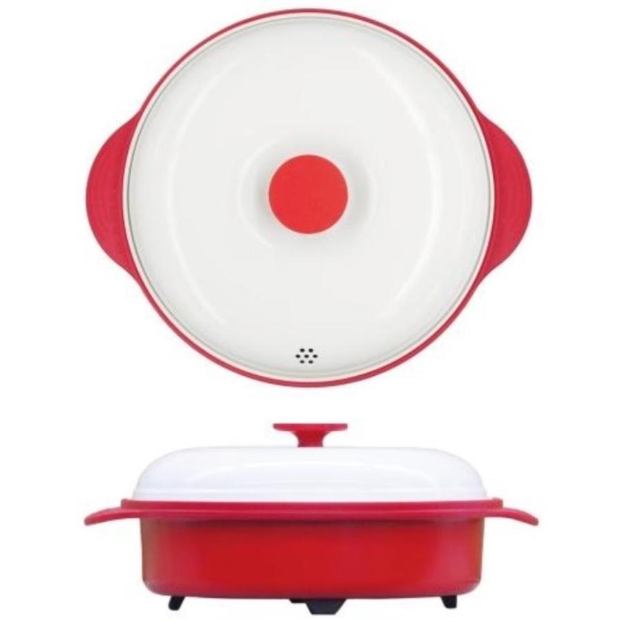 TO-PLAN 電子レンジで焼ケール 深型 TKSM-34 (幅27.5×奥行23×高さ11cm