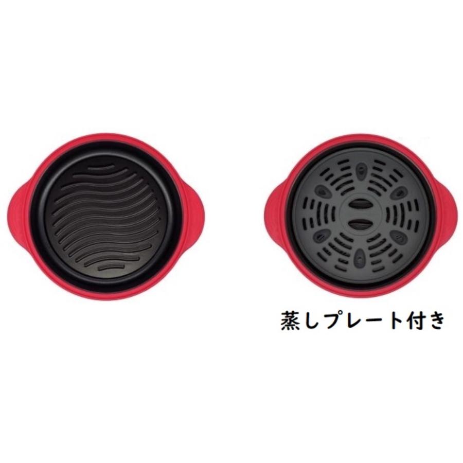 TO-PLAN 電子レンジで焼ケール 深型 TKSM-34 (幅27.5×奥行23×高さ11cm