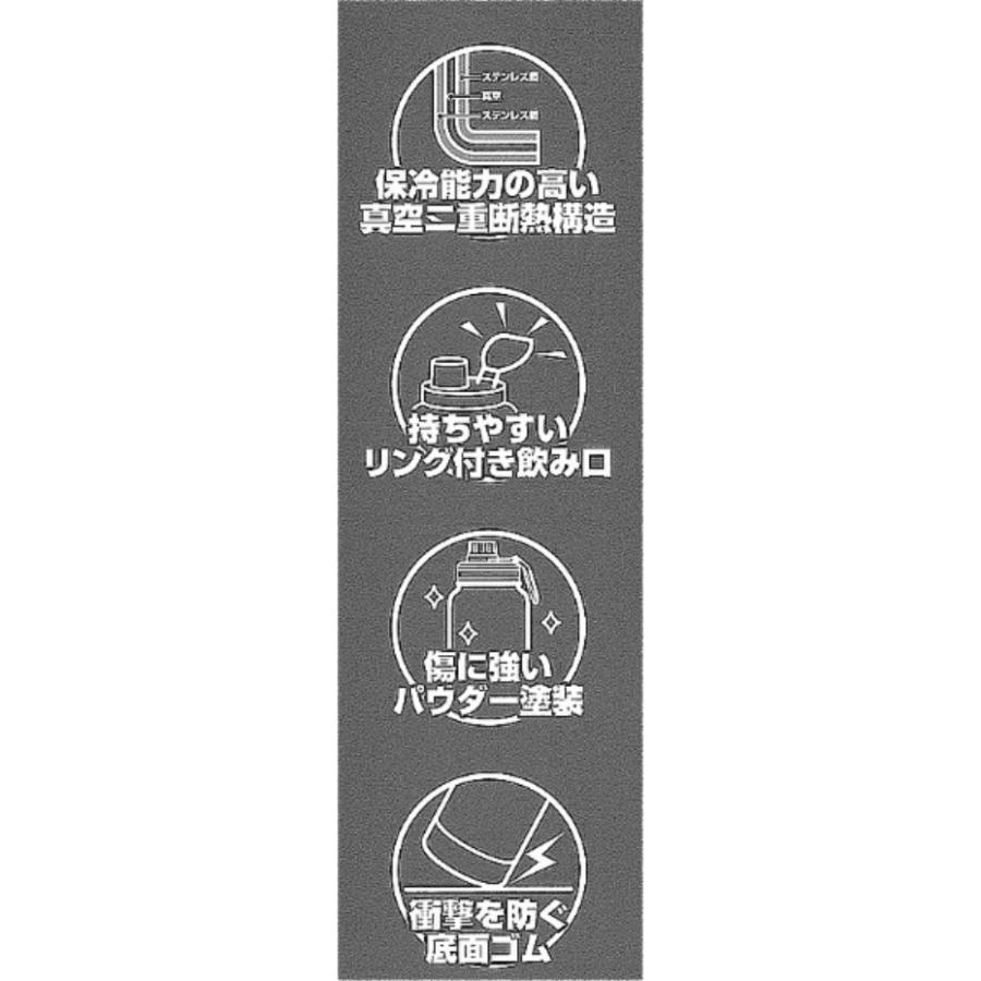タフコ F-2577 ダイレクトボトル アビネオ 1L ホワイト 保冷専用 真空