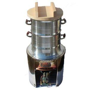 E-2 昭和レトロ サンキョーアルミ 二段 蒸し器 竹すのこ付 大型 うのにもお得な情報満載！ 2段」の人気商品一覧 せいろ