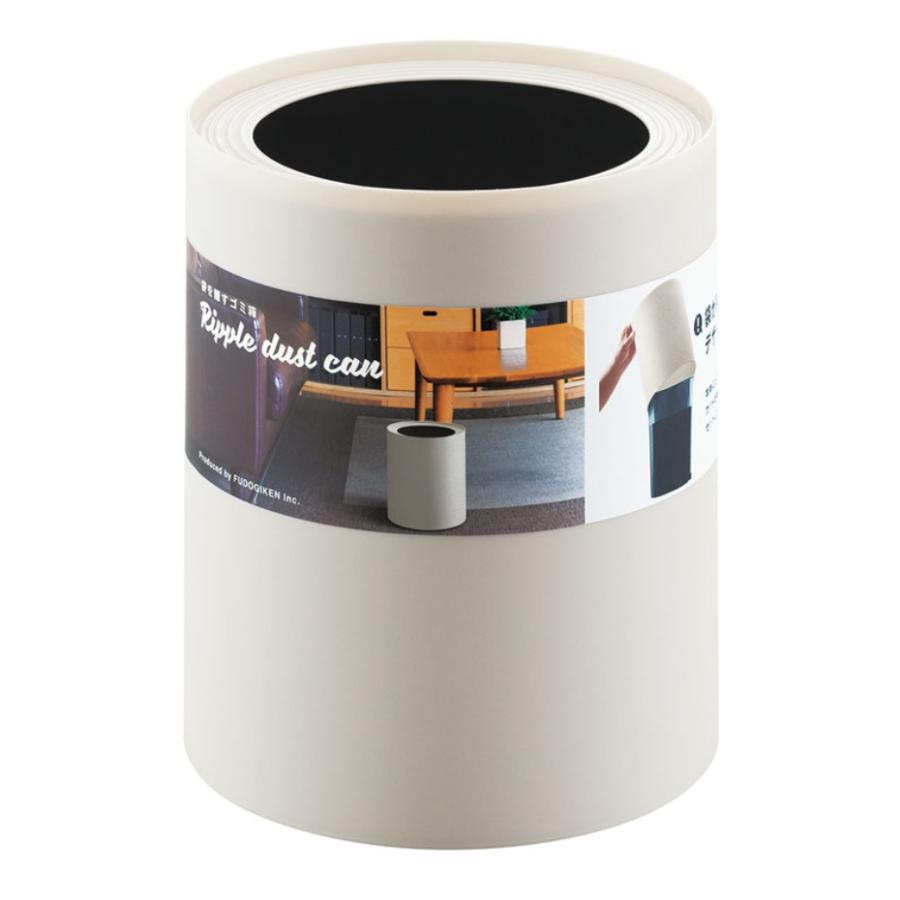 不動技研（FUDOGIKEN） F2610 リップルダストカン 4L W ホワイト (直径19.4×高さ23.4cm 容量4L) : くらし壱番館 -  通販 - Yahoo!ショッピング
