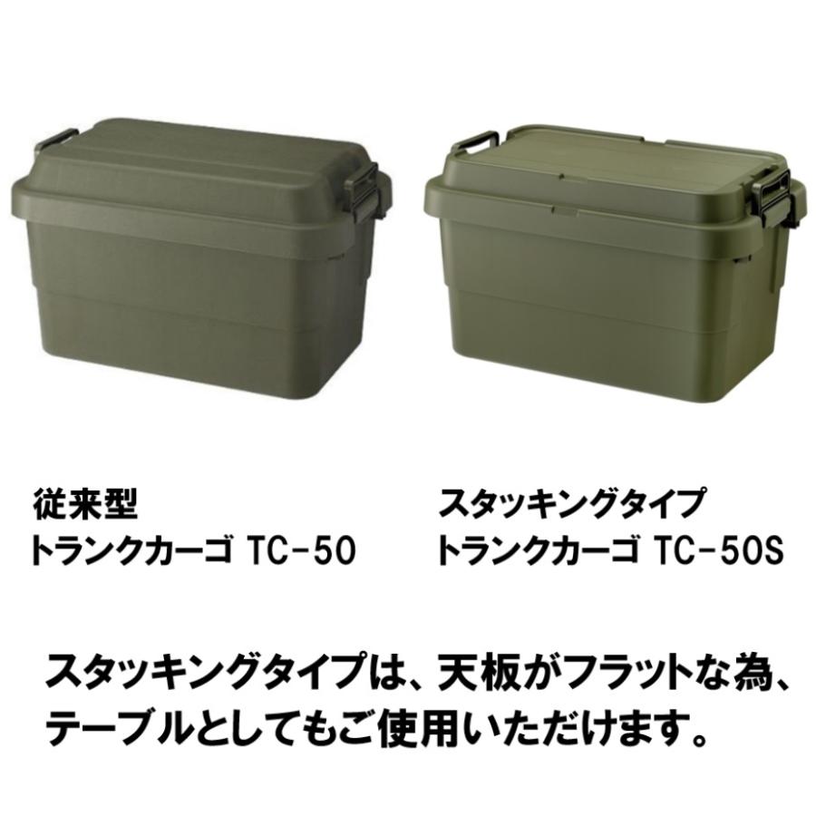 RISU（リス） スタッキングトランクカーゴ TC-50S GR グリーン (幅60