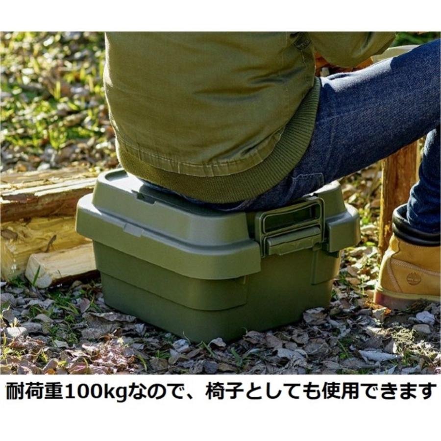 リス スタッキングトランクカーゴ TC-30S LOW GR グリーン (浅型タイプ 幅40×奥行39×高さ24cm 18L)｜kurashiichibankan｜09