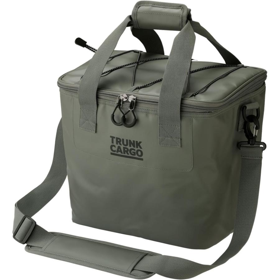リス トランクカーゴソフトクーラー 14L モスグレー(幅34×奥行27×高さ