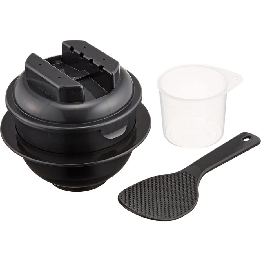 ☆どんちゃん様限定 電子レンジ カクセー 電子レンジ専用炊飯器 ちびくろちゃん 2合炊き CK-003