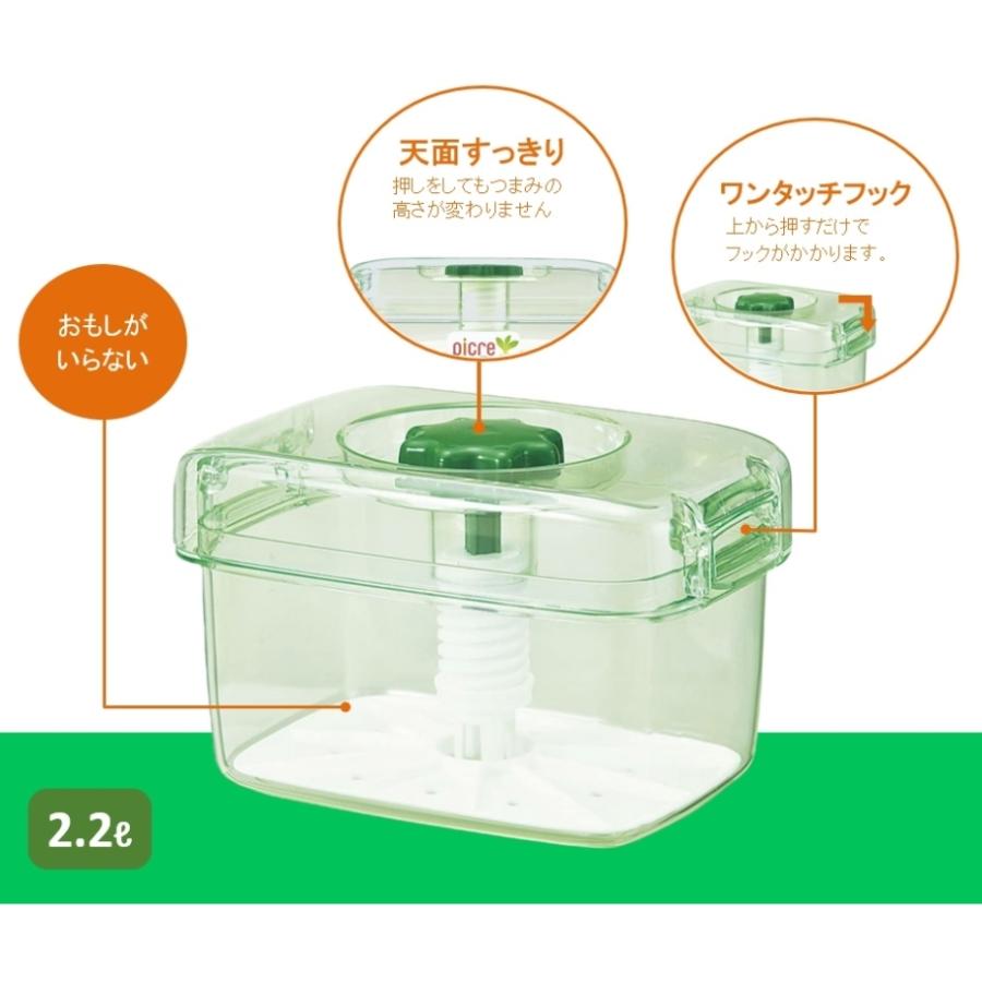 TONBO（新輝合成） トンボ 即席つけもの器 ピクレ K-22 SG (幅22.5