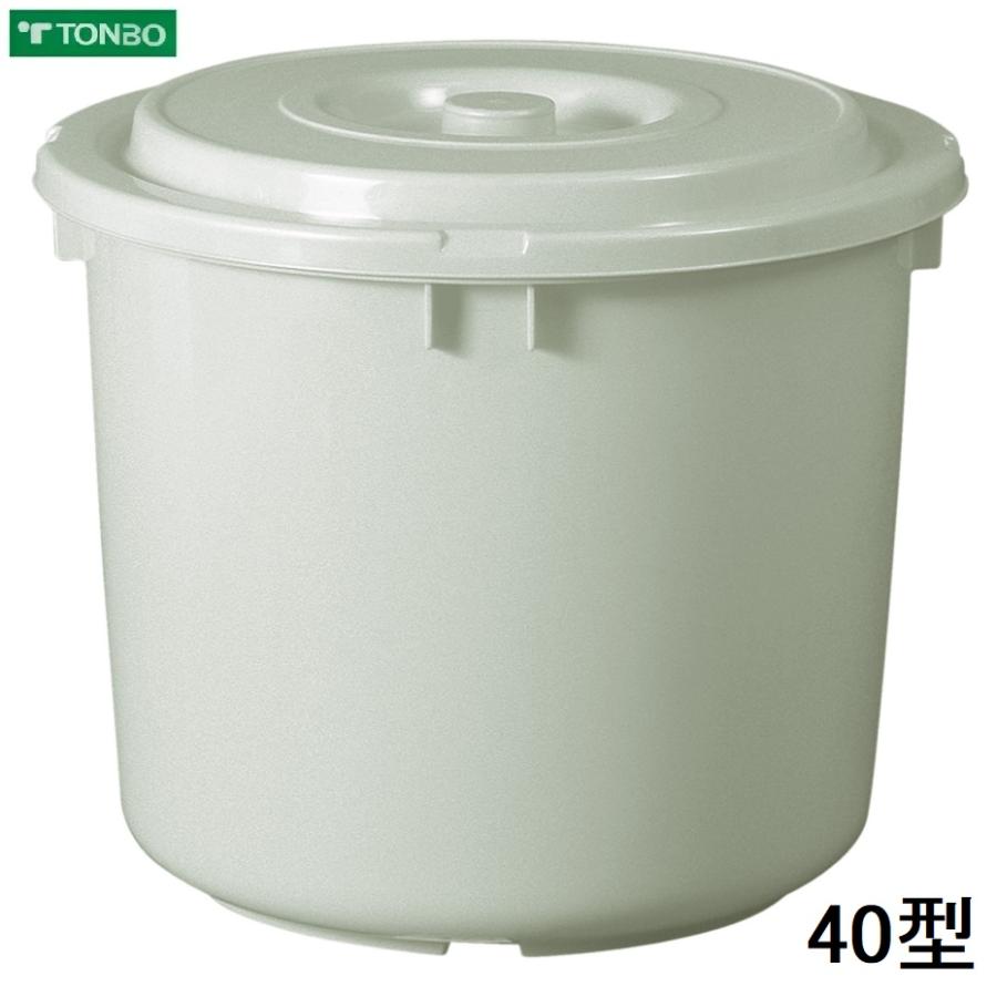 TONBO（新輝合成） トンボ つけもの容器 40型 40L グレー : くらし壱 