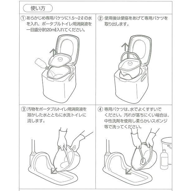 トンボ ポータブルトイレ S型｜kurashiichibankan｜02