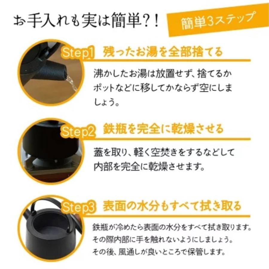 スケーター Skater ITP2 スタイリッシュ鉄瓶 鋳鉄製 1.0L : くらし壱