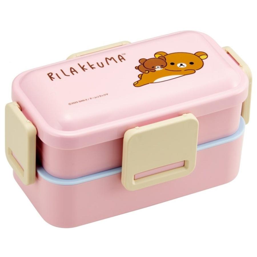 スケーター Skater PFLW4 2段ふわっと弁当箱 600ml リラックマ 食洗機