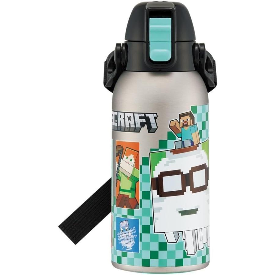 スケーター Skater STCH6 ショルダーベルト付 ステンレスボトル 600ml