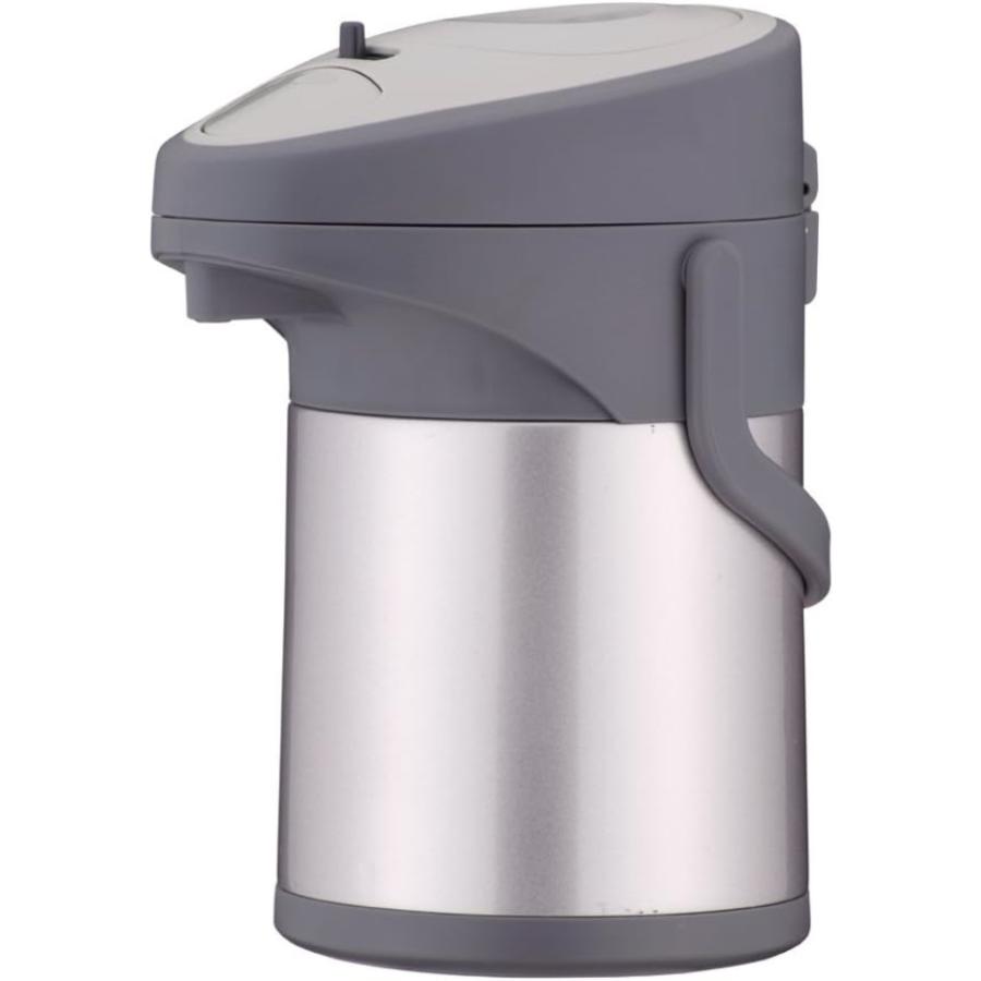 ダブルティンパレススチール製 シルバー パール金属 H-6338 ホッとタイム ダブルステンレスエアーポット