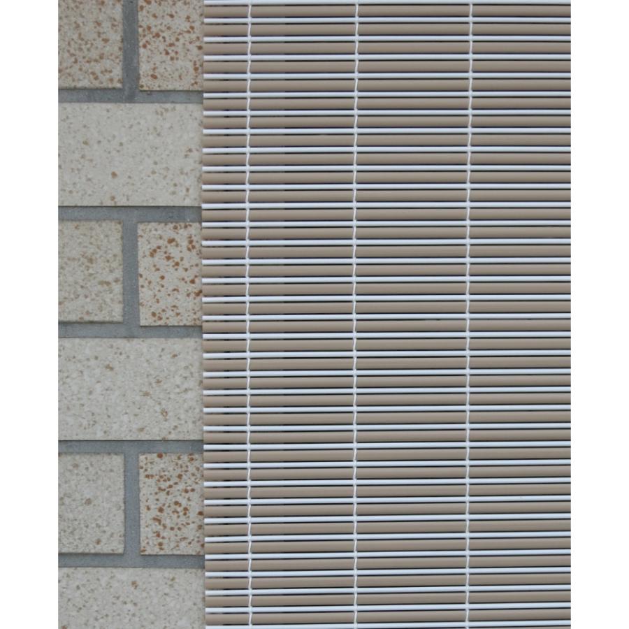 三宅製簾 樹脂製すだれ モザイク 88×180 モカ : くらし壱番館 - 通販