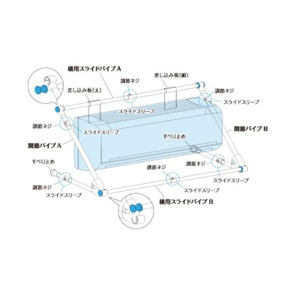 吉川国 Like it 速乾ハンガー エアコン取付 部屋干し ホワイト｜kurashiichibankan｜06