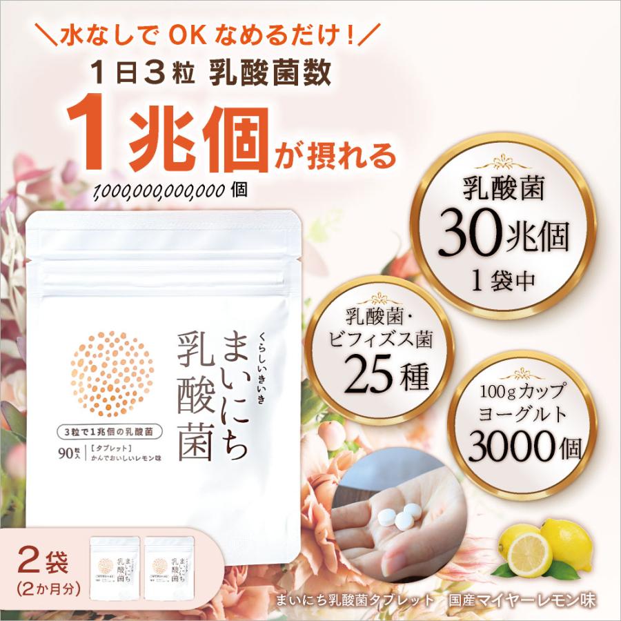 乳酸菌 サプリメント 乳酸菌1兆個 整腸 ビフィズス菌 サプリ 腸内環境