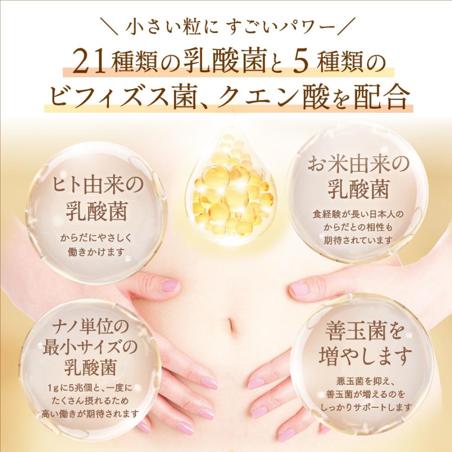 乳酸菌 サプリメント 乳酸菌1兆個 整腸 ビフィズス菌 サプリ 腸