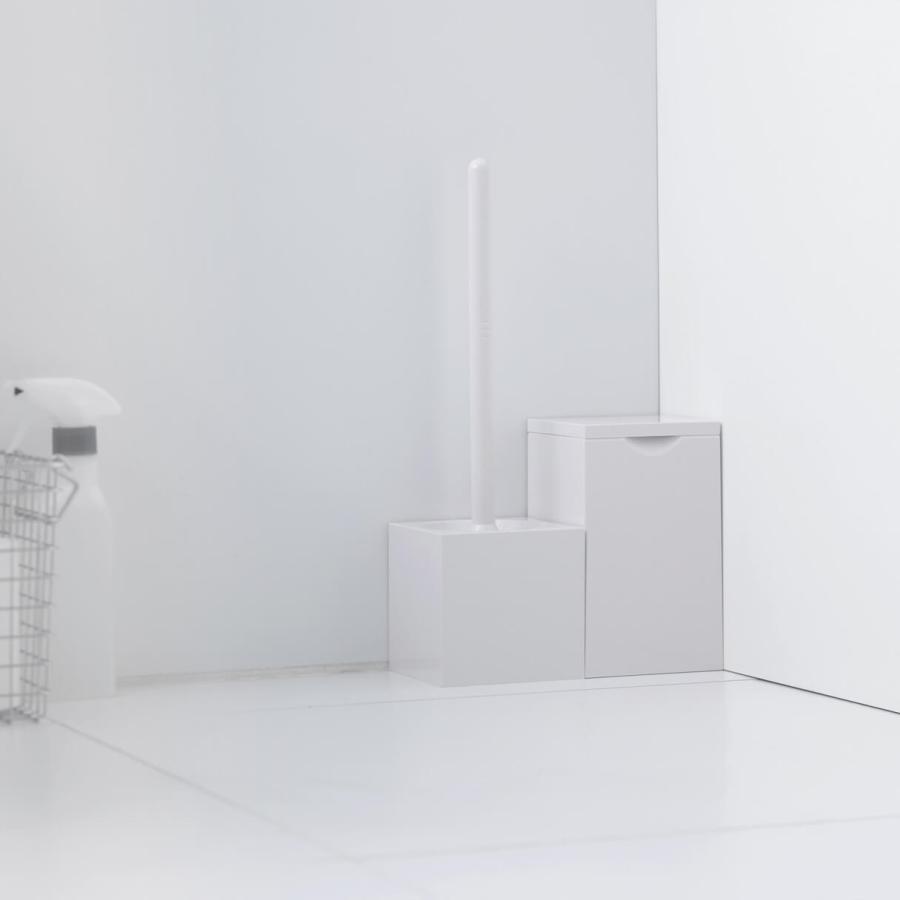 marna（マーナ） スクエア トイレブラシ W061W トイレブラシ 抗菌