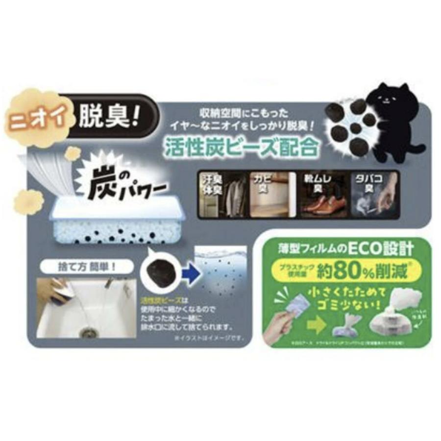 ドライ＆ドライUP 黒のNECO（くろねこ）1000mL×2個入 除湿剤 貯水