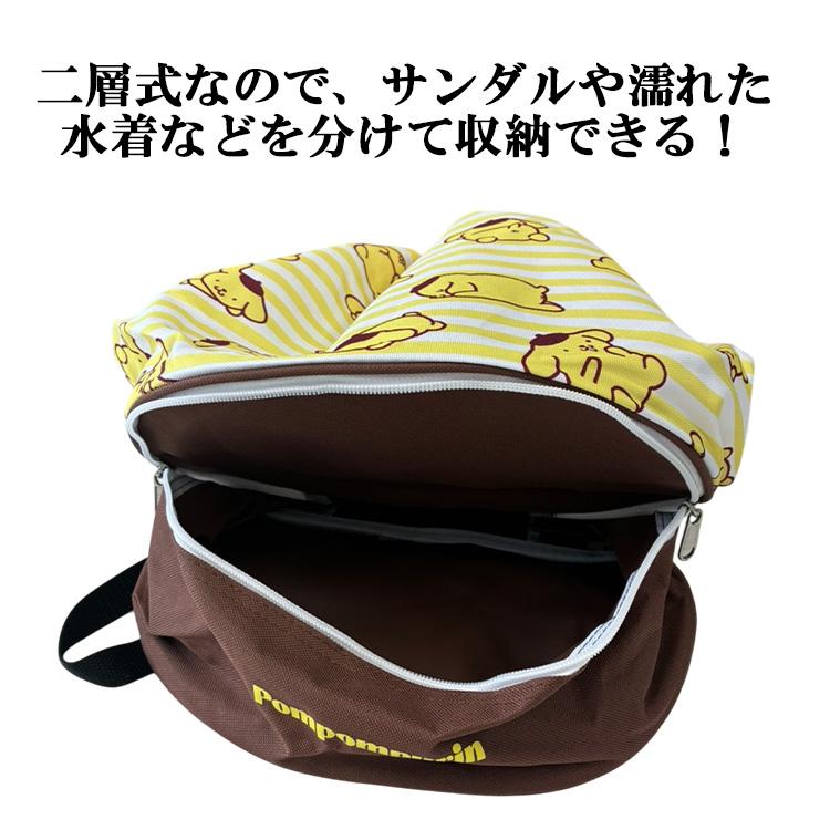 ☆サンリオ 2wayバックパック 2層式 プールバッグ リュックサック