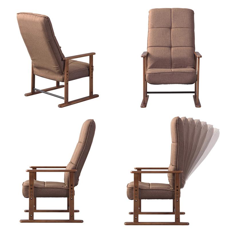 東谷 高座椅子 M 座椅子 4段階高さ調節 7段階リクライニング 座いす