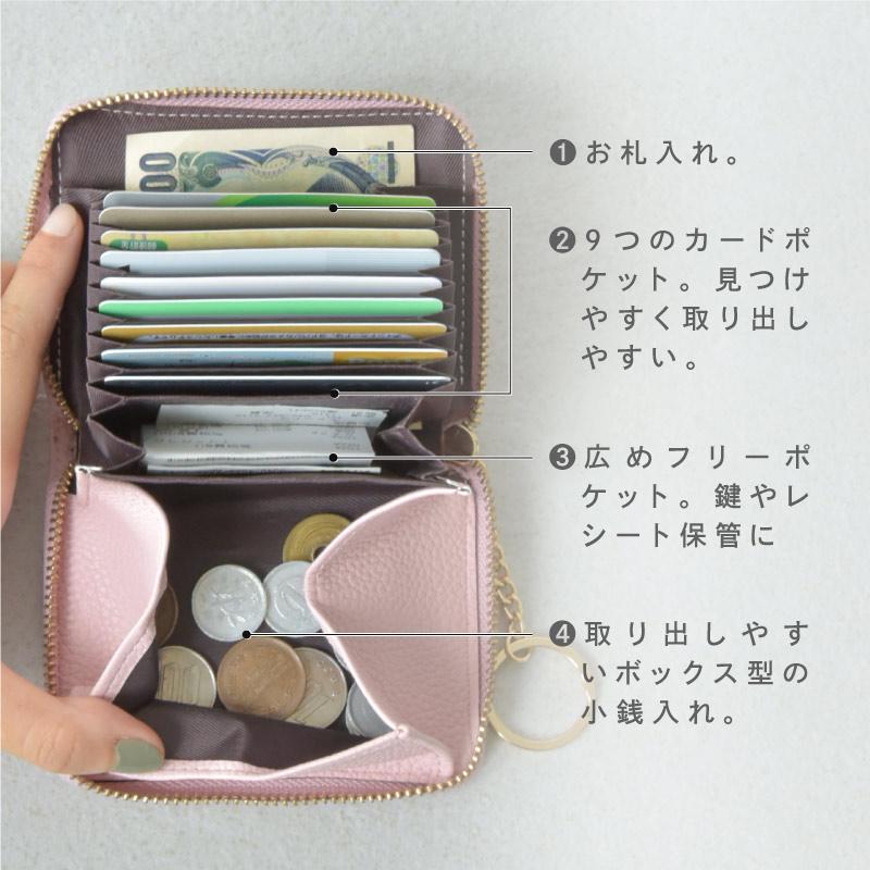 カードケース 大容量 コンパクト スキミング防止 カード入れ PUレザー