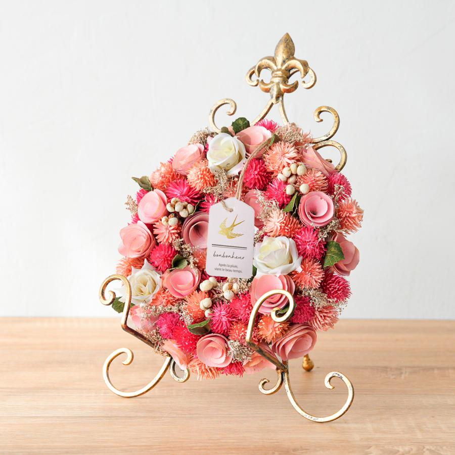 クリスマス リース ギフト オーナメント 約23〜27cm フラワーリース