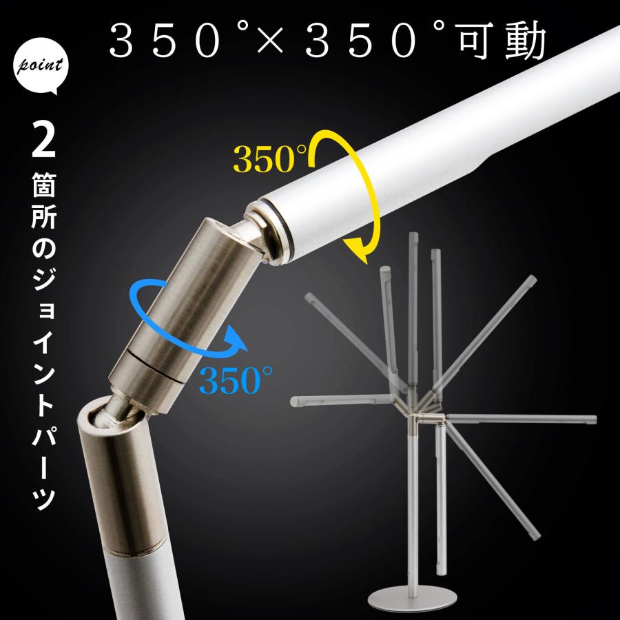 LED デスクライト 目に優しい 調光 卓上ライト スタンドライト おしゃれ 電気スタンド デスクスタンド 間接照明 学習机 読書 デスクワーク おすすめ | 大河商事 | 06