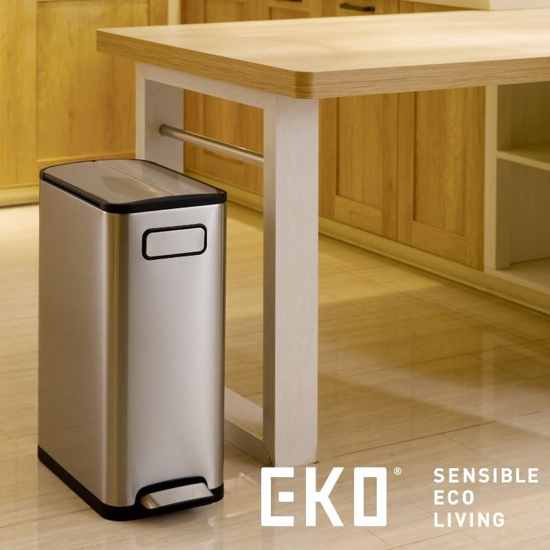 EKO（イーケーオー） ゴミ箱 ダストボックス ステンレス 30L スリム